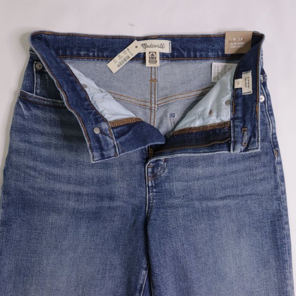 NWT madewell Slim Wide-Leg Crop Reggie - Picture 12 of 15